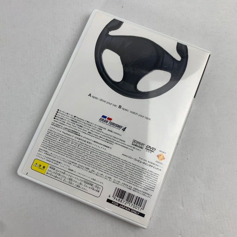 【中古品】 PS2 グランツーリスモ4 プレステ2 レトロゲーム 動作確認済 ※箱傷み・汚れ・取説・冊子傷みあり [CERO区分_A / 全年齢対象商品] 023-260718-io-46-fuzh 万代Net店