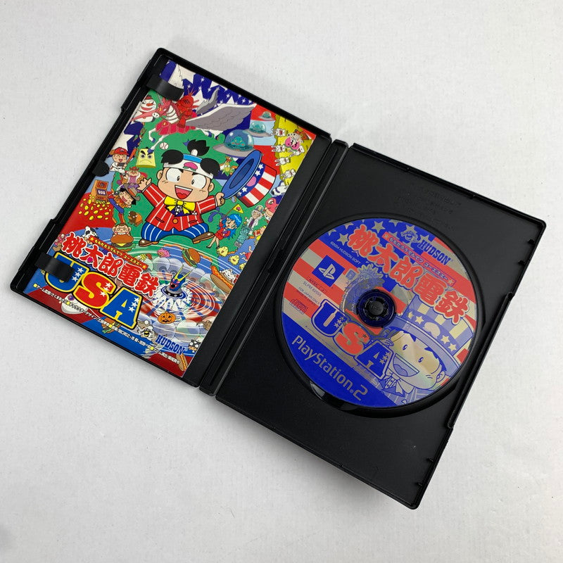 【中古品】 PS2 桃太郎電鉄 USA プレステ2 レトロゲーム 動作確認済 桃鉄 ※表紙・取説傷み [CERO区分_A / 全年齢対象商品] 023-260718-io-41-fuzh 万代Net店