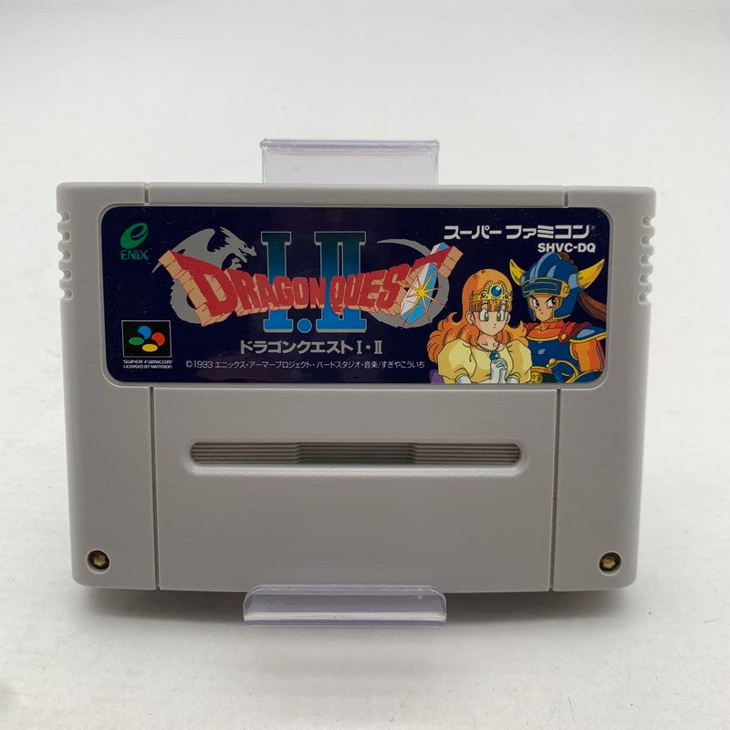 【中古美品】 Nintendo SUPER Famicoｍ SFC ニンテンドー スーパー ファミコン ソフト ドラゴンクエストI・II 023-260714-mh-05-fuzh 万代Net店