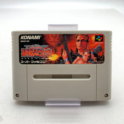 【中古品】 Nintendo SUPER Famicoｍ SFC ニンテンドー スーパー ファミコン ソフト 魂斗羅スピリッツ 併売 ソフト汚れ 023-260714-mh-06-fuzh 万代Net店