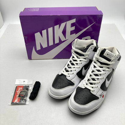 【中古品】【メンズ】 NIKE×SUPREME ナイキ×シュプリーム DN3741-002 DUNK HIGH BY ANY MEANS カラー白.黒 SIZE:29.0cm 箱付属 スニーカー 靴 160-260710-ky-03-fuzh 万代Net店