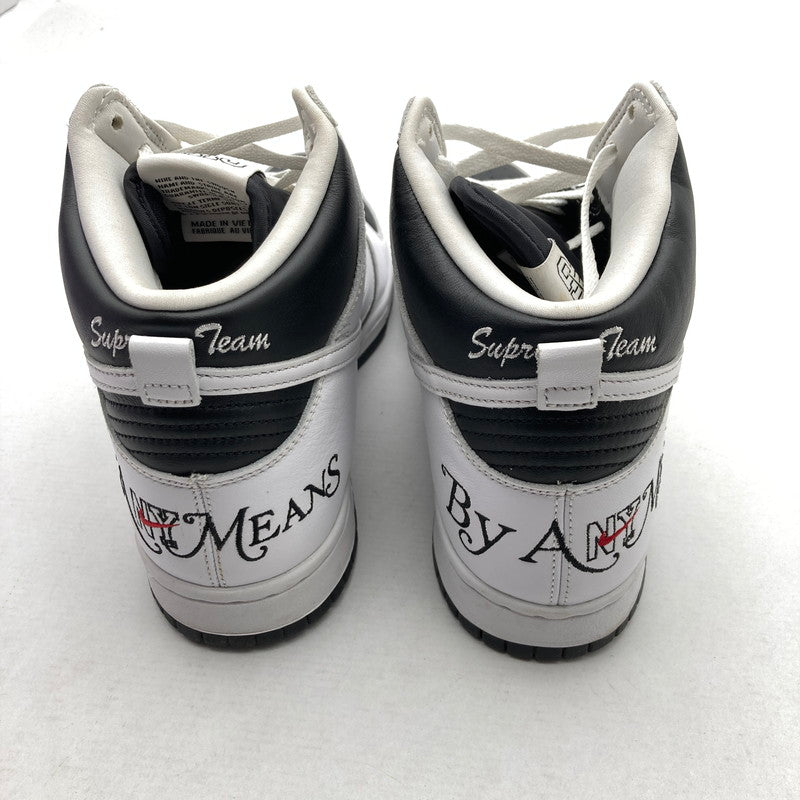 【中古品】【メンズ】 NIKE×SUPREME ナイキ×シュプリーム DN3741-002 DUNK HIGH BY ANY MEANS カラー白.黒 SIZE:29.0cm 箱付属 スニーカー 靴 160-260710-ky-03-fuzh 万代Net店
