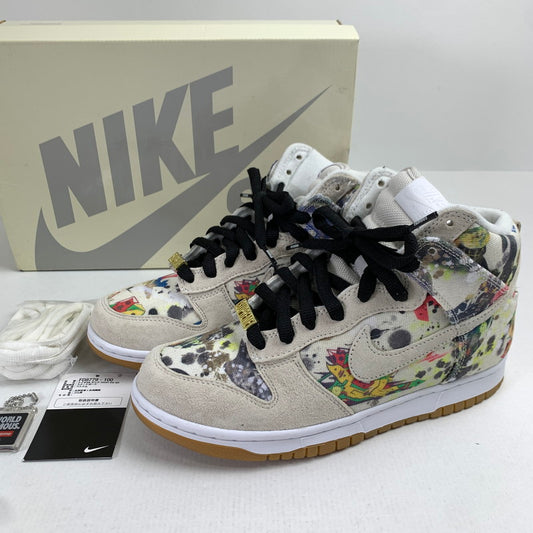 【中古品】【メンズ】 SUPREME×NIKE SB DUNK HIGH シュプリーム ×ダンクハイ "RAMMELLZEE" FD8779-100 MULTI.総柄 SIZE:26.0cm チャーム.シューレース.タグ.箱付属 スニーカー 靴 160-260712-ky-12-fuzh 万代Net店