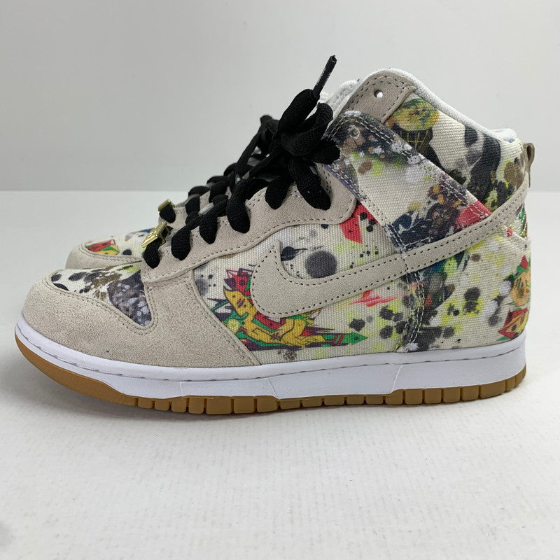 【中古品】【メンズ】 SUPREME×NIKE SB DUNK HIGH シュプリーム ×ダンクハイ "RAMMELLZEE" FD8779-100 MULTI.総柄 SIZE:26.0cm チャーム.シューレース.タグ.箱付属 スニーカー 靴 160-260712-ky-12-fuzh 万代Net店