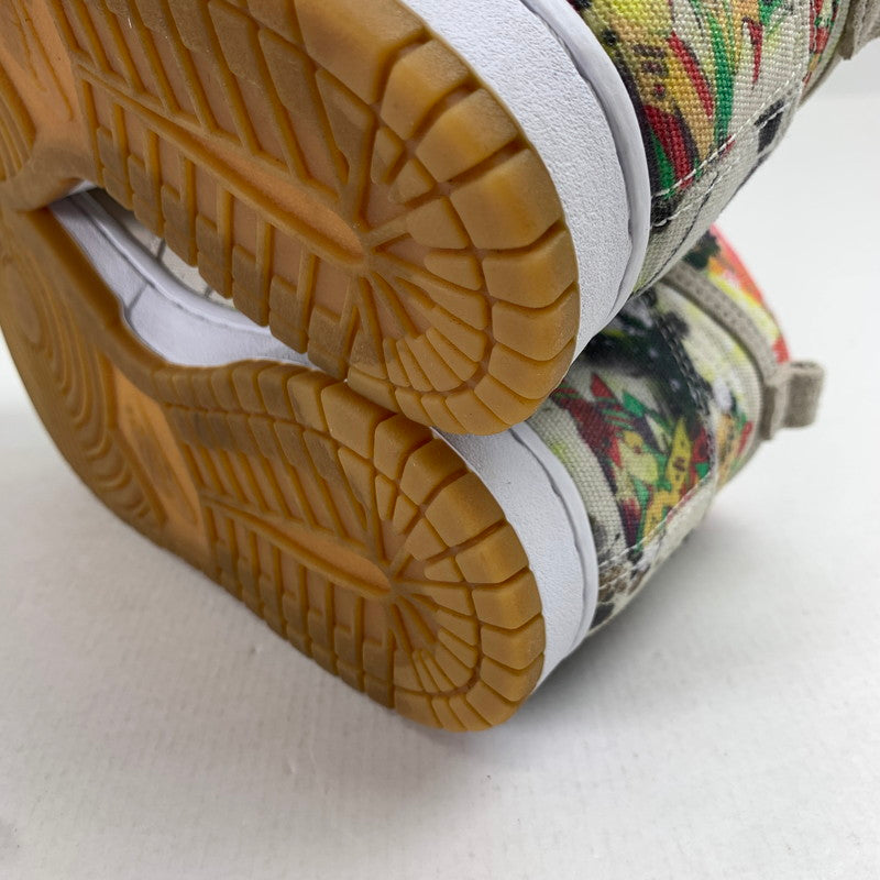 【中古品】【メンズ】 SUPREME×NIKE SB DUNK HIGH シュプリーム ×ダンクハイ "RAMMELLZEE" FD8779-100 MULTI.総柄 SIZE:26.0cm チャーム.シューレース.タグ.箱付属 スニーカー 靴 160-260712-ky-12-fuzh 万代Net店