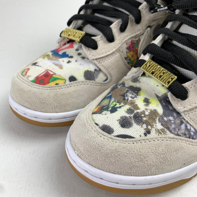 【中古品】【メンズ】 SUPREME×NIKE SB DUNK HIGH シュプリーム ×ダンクハイ "RAMMELLZEE" FD8779-100 MULTI.総柄 SIZE:26.0cm チャーム.シューレース.タグ.箱付属 スニーカー 靴 160-260712-ky-12-fuzh 万代Net店