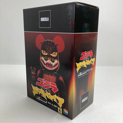 【中古美品】 BE＠RBRICK ベアブリック ゴジラVSデストロイア版 ゴジラ(メルトダウン：クリアオレンジVer.) 100% ＆ 400% 「ゴジラvsデストロイア」 055-260722-io-06-fuzh 万代Net店