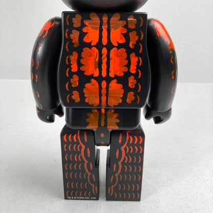 【中古美品】 BE＠RBRICK ベアブリック ゴジラVSデストロイア版 ゴジラ(メルトダウン：クリアオレンジVer.) 100% ＆ 400% 「ゴジラvsデストロイア」 055-260722-io-06-fuzh 万代Net店