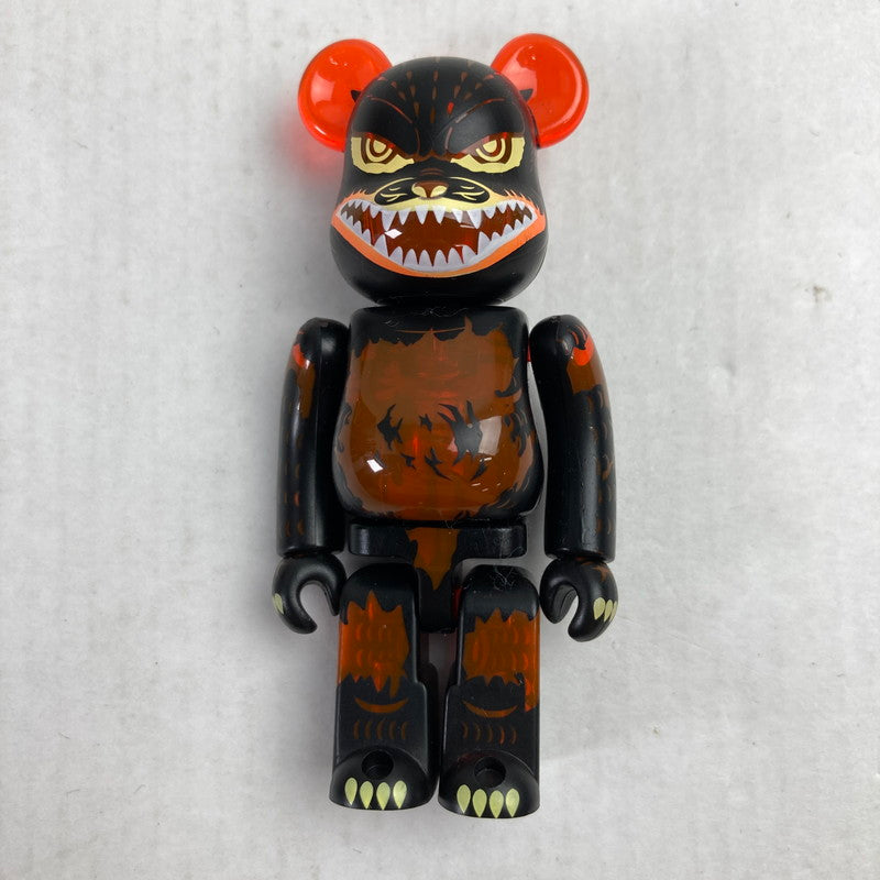 【中古美品】 BE＠RBRICK ベアブリック ゴジラVSデストロイア版 ゴジラ(メルトダウン：クリアオレンジVer.) 100% ＆ 400% 「ゴジラvsデストロイア」 055-260722-io-06-fuzh 万代Net店