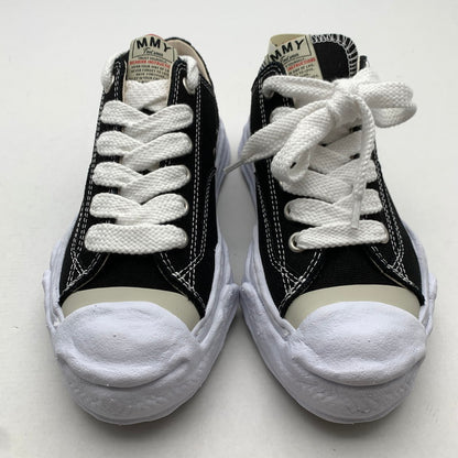 【中古美品】【メンズ】 MAISON MIHARA YASUHIRO メゾン ミハラ ヤスヒロ A05FW702 CANVAS LOW-TOP 箱付属 靴 166-260731-ny-12-fuzh サイズ：38 カラー：ブラック 万代Net店