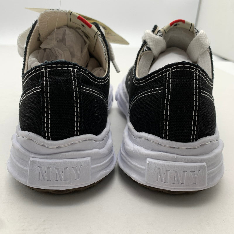 【中古美品】【メンズ】 MAISON MIHARA YASUHIRO メゾン ミハラ ヤスヒロ A05FW702 CANVAS LOW-TOP 箱付属 靴 166-260731-ny-12-fuzh サイズ：38 カラー：ブラック 万代Net店
