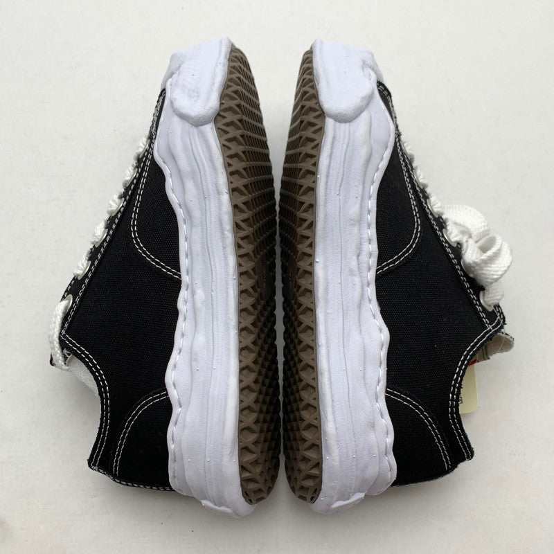 【中古美品】【メンズ】 MAISON MIHARA YASUHIRO メゾン ミハラ ヤスヒロ A05FW702 CANVAS LOW-TOP 箱付属 靴 166-260731-ny-12-fuzh サイズ：38 カラー：ブラック 万代Net店