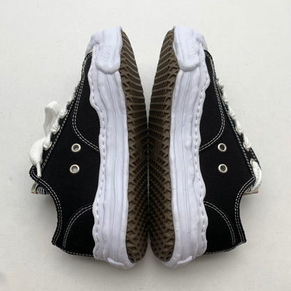 【中古美品】【メンズ】 MAISON MIHARA YASUHIRO メゾン ミハラ ヤスヒロ A05FW702 CANVAS LOW-TOP 箱付属 靴 166-260731-ny-12-fuzh サイズ：38 カラー：ブラック 万代Net店