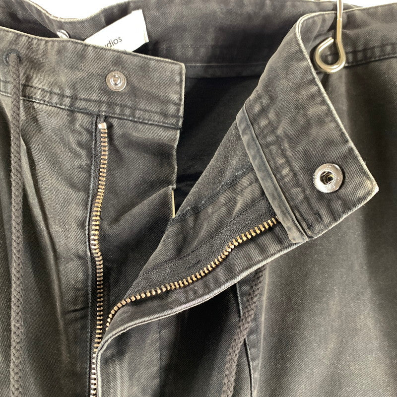 【中古品】【メンズ】 ENTIRE STUDIOS エンタイア スタジオ UNU-25-3009 BARREN CARGO BLACK SIZE:M 152-260722-ky-08-fuzh 万代Net店