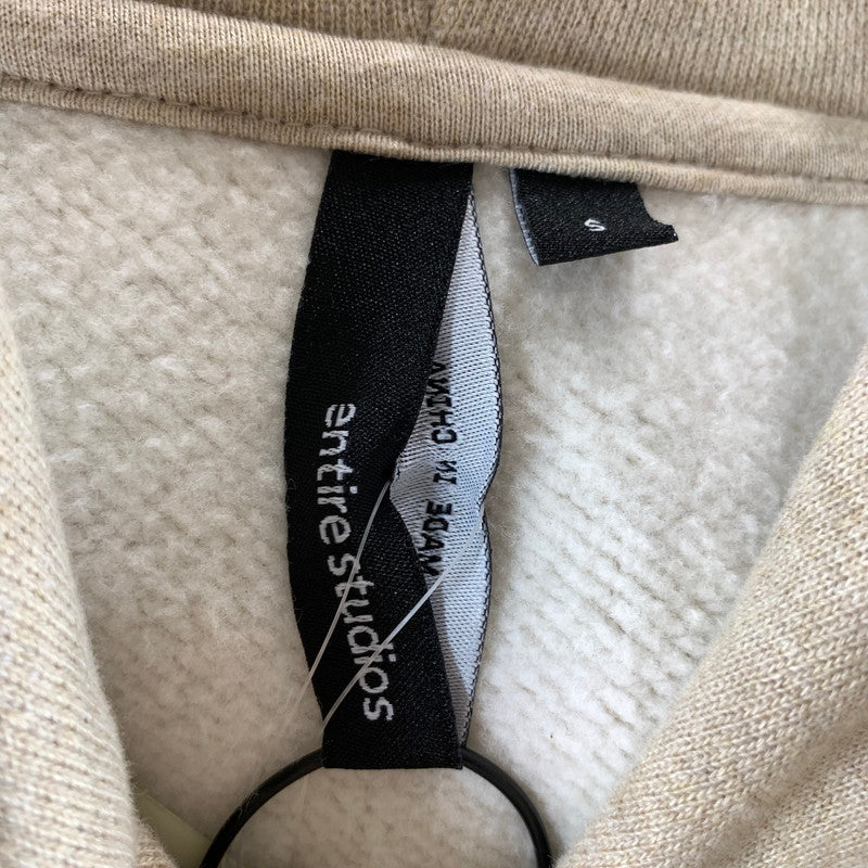 【中古品】【メンズ】 ENTIRE STUDIOS エンタイアスタジオ ES2125 22AW HEAVY HOOD ヘビーフードスウェットパーカーBEIGE SIZE:S 141-260730-ny-07-fuzh サイズ：S カラー：ベージュ 万代Net店