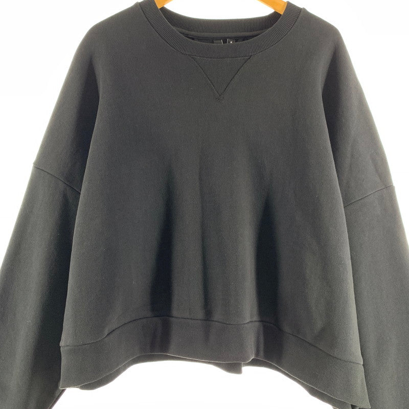 【中古品】【メンズ】 ENTIRE STUDIOS エンタイアスタジオ ES2126 BOX CREW ボックスクルーネックスウェット 141-260730-ny-03-fuzh サイズ：M カラー：ブラック 万代Net店