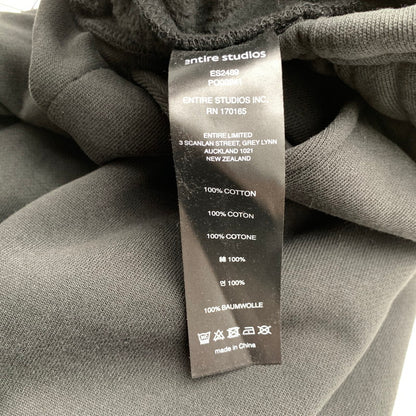 【中古品】【メンズ】 ENTIRE STUDIOS エンタイア スタジオ ES2489 FULL SWEAT PANT フルスェットパンツ カラーBLACK SIZE:M 152-260722-ky-04-fuzh 万代Net店