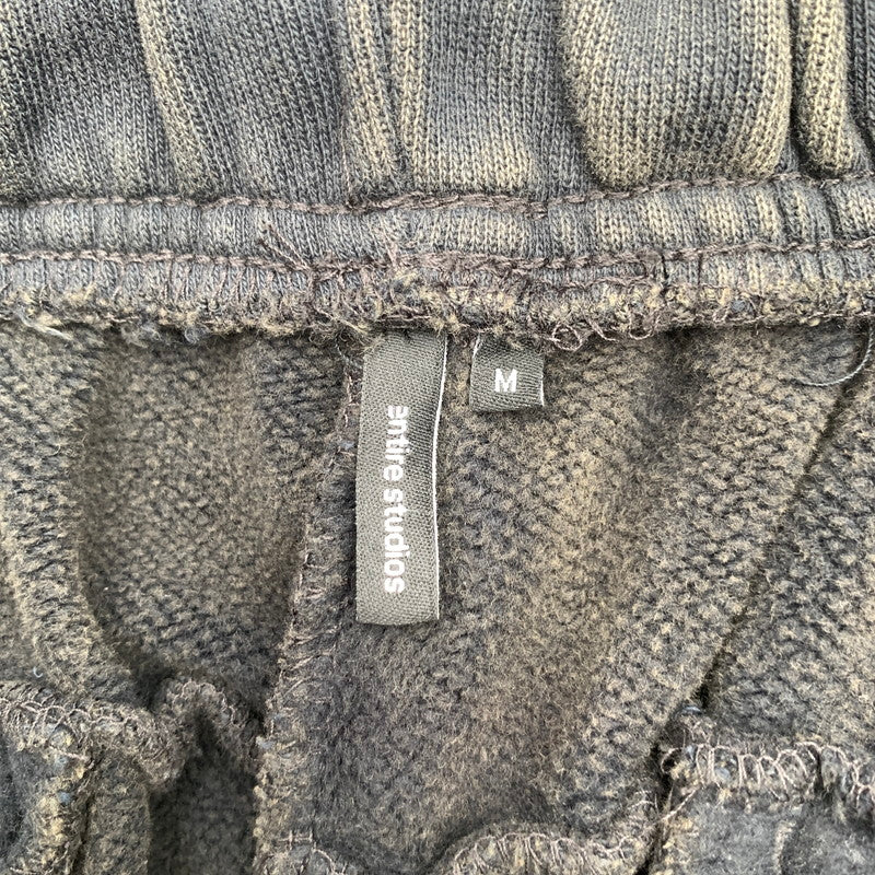 【中古品】【メンズ】 ENTIRE STUDIOS エンタイアスタジオ ES2489 FULL SWEATPANT スウェットパンツ ヴィンテージ加工 151-260730-ny-02-fuzh サイズ：M カラー：ブラック 万代Net店