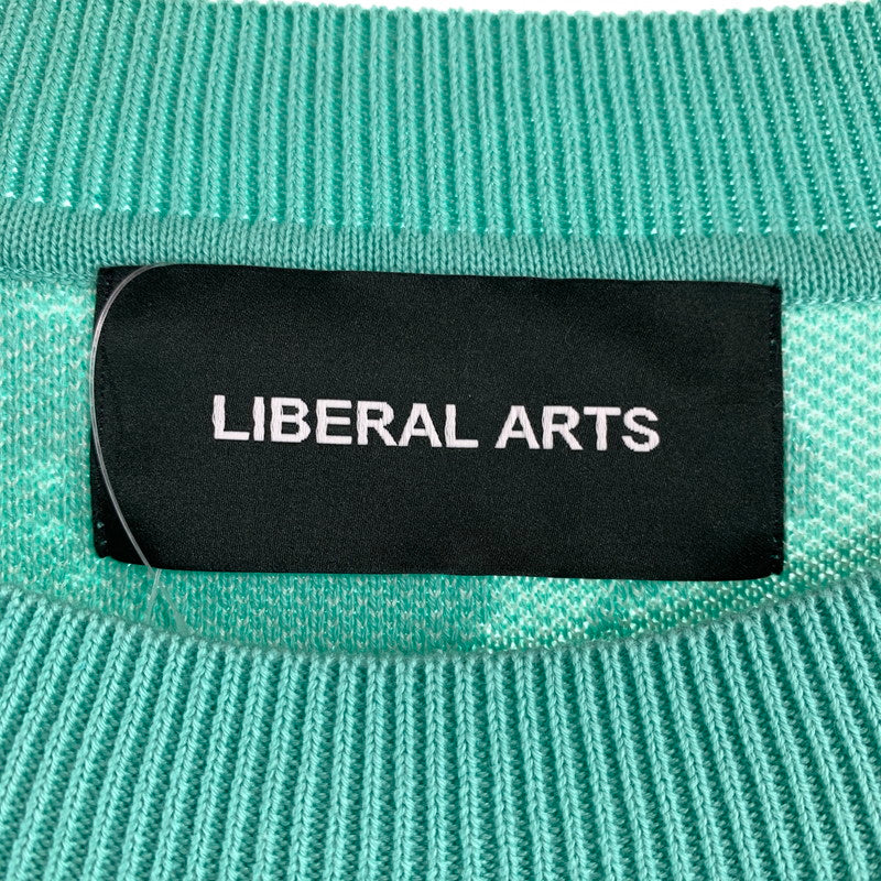【中古品】【メンズ】 LIBERAL ARTS リベラルアーツ KNIT LIGHT ニット ライト セーター GREEN SIZE:2 142-260719-io-19-fuzh 万代Net店