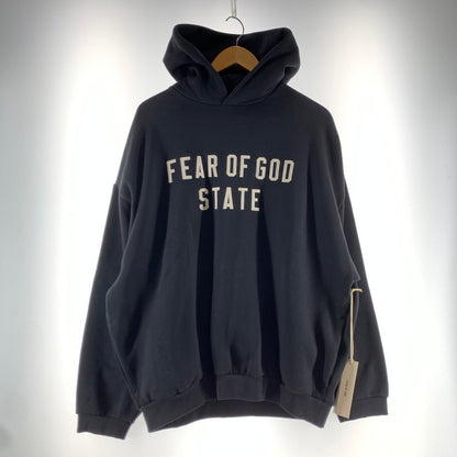 【中古品】【メンズ】 FOG ESSENTIALS エフオージーエッセンシャルズ LOGO HOODIE ロゴフーディー カラーBLACK SIZE:M 24FW タグ付 142-260722-ky-23-fuzh 万代Net店