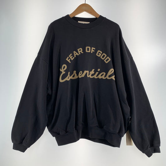 【中古品】【メンズ】 FOG ESSENTIALS エフオージーエッセンシャルズ 90S FITRAINING LOGO CREW NECK クルーネック スウェット BLACK SIZE:L タグ付 142-260719-io-25-fuzh 万代Net店