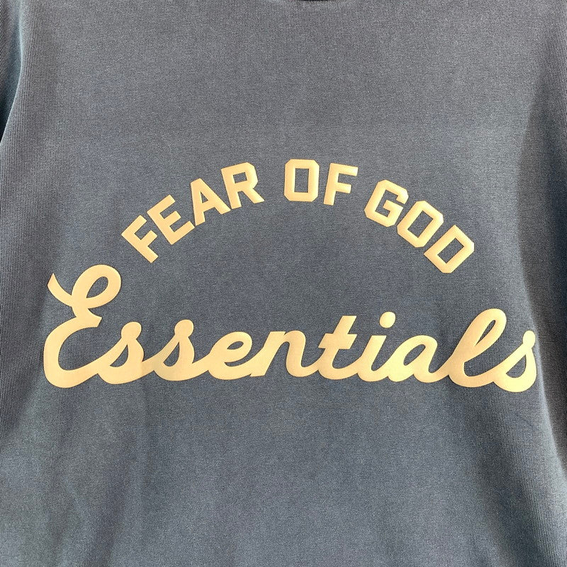 【中古品】【メンズ】 FOG ESSENTIALS エフオージーエッセンシャルズ 90S FITRAINING LOGO SS TEE ロゴ Tシャツ CHARCOAL SIZE:XS タグ付 ※日焼け有 142-260719-io-23-fuzh 万代Net店