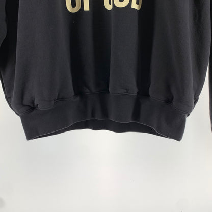 【中古品】【メンズ】 FOG ESSENTIALS 90S エフオージーエッセンシャルズ CANVAS LOGO CREW NECK CHARCOAL SIZE:M 142-260722-ky-19-fuzh 万代Net店
