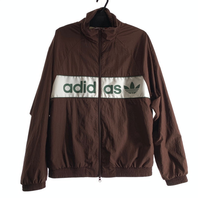 【中古品】【メンズ】 ADIDAS アディダス NYLON JACKET ナイロンジャケット 148-260803-ny-18-fuzh サイズ：M カラー：ブラウン 万代Net店