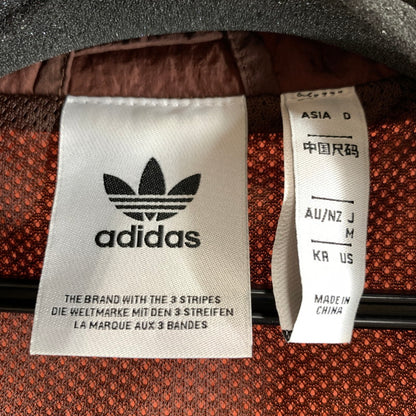【中古品】【メンズ】 ADIDAS アディダス NYLON JACKET ナイロンジャケット 148-260803-ny-18-fuzh サイズ：M カラー：ブラウン 万代Net店