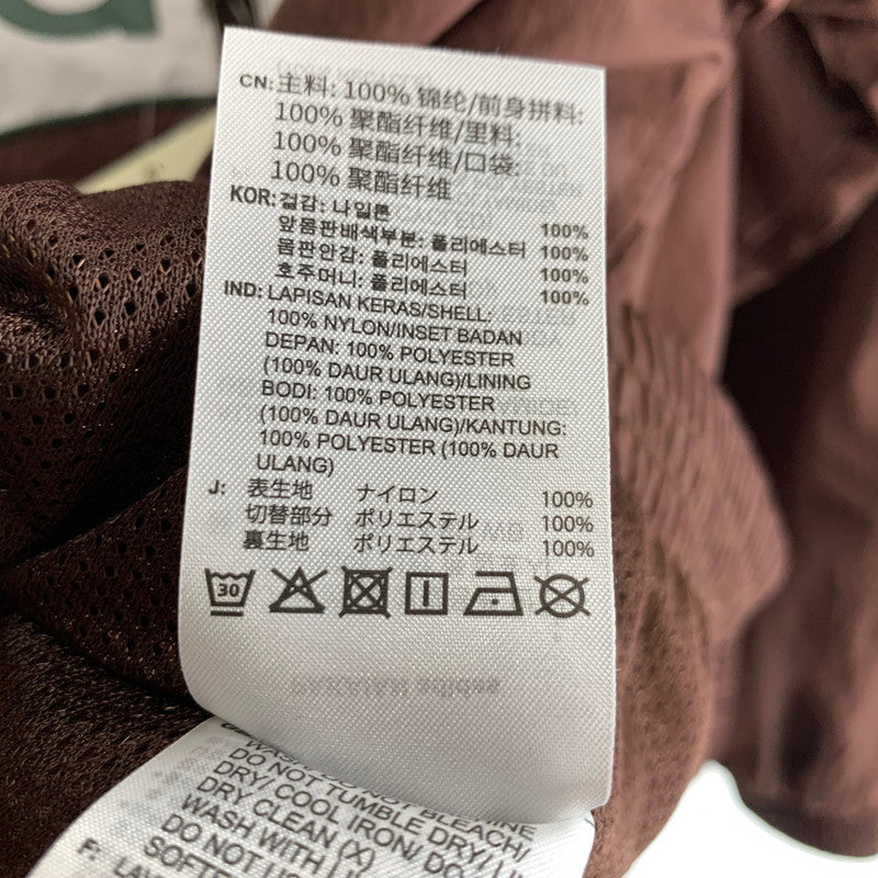 【中古品】【メンズ】 ADIDAS アディダス NYLON JACKET ナイロンジャケット 148-260803-ny-18-fuzh サイズ：M カラー：ブラウン 万代Net店