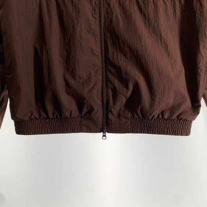 【中古品】【メンズ】 ADIDAS アディダス NYLON JACKET ナイロンジャケット 148-260803-ny-18-fuzh サイズ：M カラー：ブラウン 万代Net店