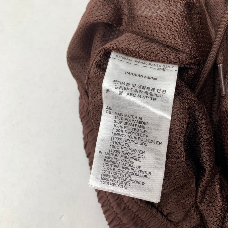【中古品】【メンズ】 ADIDAS アディダス NYLON PANTS ナイロン パンツ ボトムス 古着 159-260729-mh-15-fuzh サイズ：S カラー：ブラウン 万代Net店