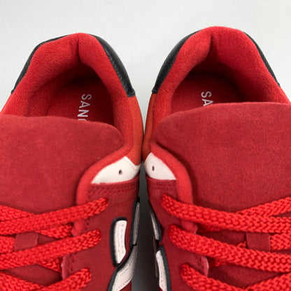 【中古美品】【メンズ】 SANGACIO サンガッチョ NYU'S スニーカー RED SIZE:29.0cm シューレース.箱付属 スニーカー 靴 162-260712-ky-05-fuzh 万代Net店