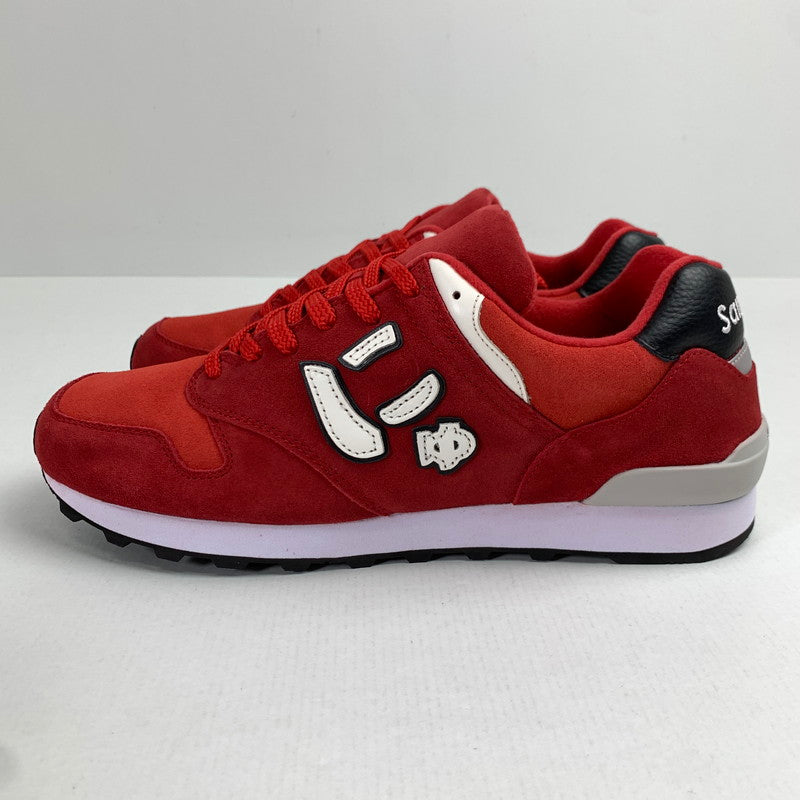 【中古美品】【メンズ】 SANGACIO サンガッチョ NYU'S スニーカー RED SIZE:29.0cm シューレース.箱付属 スニーカー 靴 162-260712-ky-05-fuzh 万代Net店
