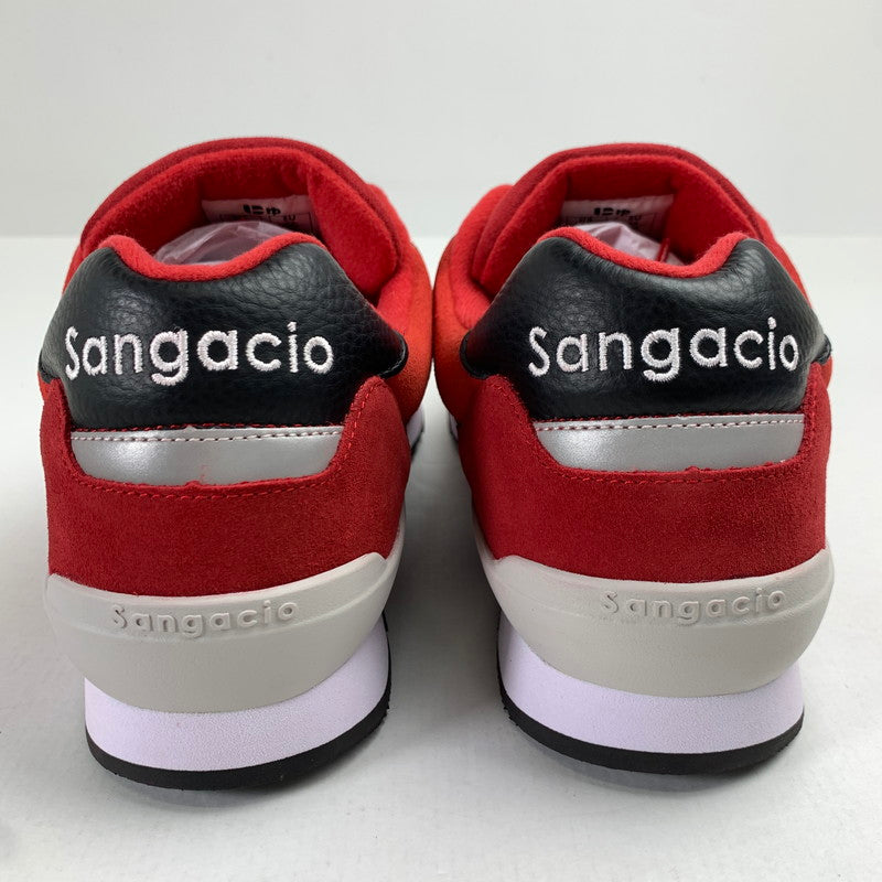 【中古美品】【メンズ】 SANGACIO サンガッチョ NYU'S スニーカー RED SIZE:29.0cm シューレース.箱付属 スニーカー 靴 162-260712-ky-05-fuzh 万代Net店