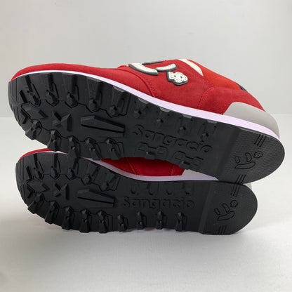 【中古美品】【メンズ】 SANGACIO サンガッチョ NYU'S スニーカー RED SIZE:29.0cm シューレース.箱付属 スニーカー 靴 162-260712-ky-05-fuzh 万代Net店