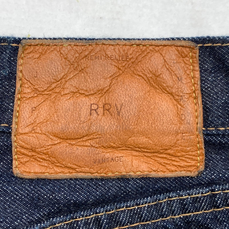 【中古品】【メンズ】 REMI RELIEF レミ レリーフ デニムパンツ カラーインディゴ SIZE:XL パッチ(RRV) 151-260722-ky-05-fuzh 万代Net店
