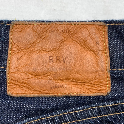 【中古品】【メンズ】 REMI RELIEF レミ レリーフ デニムパンツ カラーインディゴ SIZE:XL パッチ(RRV) 151-260722-ky-05-fuzh 万代Net店