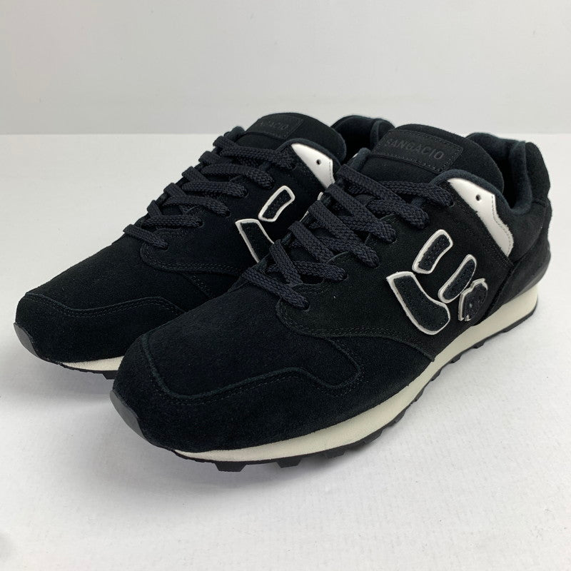 【中古美品】【メンズ】 SANGACIO サンガッチョ NYU'S スニーカー BLACK SIZE:29.0cm 箱付属 スニーカー 靴 162-260712-ky-06-fuzh 万代Net店