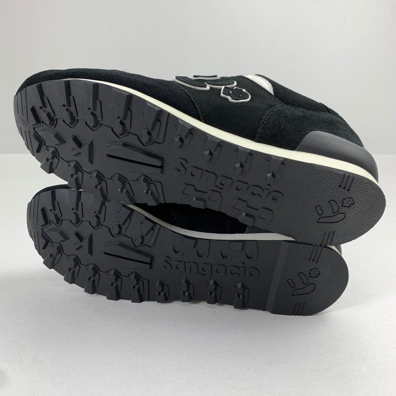 【中古美品】【メンズ】 SANGACIO サンガッチョ NYU'S スニーカー BLACK SIZE:29.0cm 箱付属 スニーカー 靴 162-260712-ky-06-fuzh 万代Net店