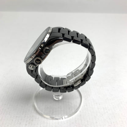 【中古品】【メンズ】 EMPORIO ARMANI エンポリオ アルマーニ AR-1421 クォーツ時計 カラーBLACK コマ、ケース付属 時計 197-260714-ky-19-fuzh 万代Net店