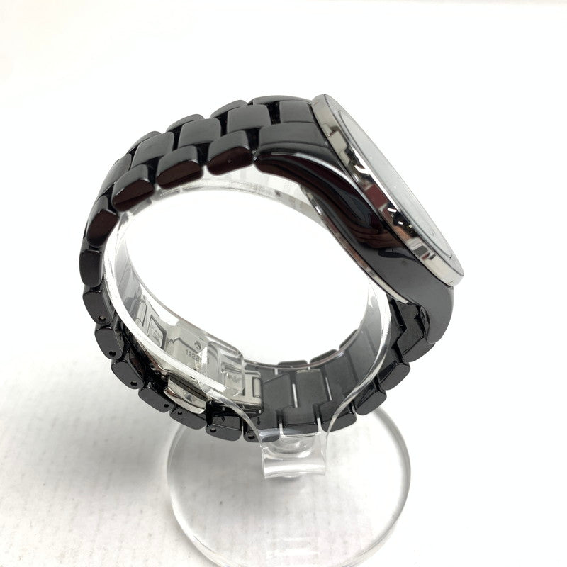 【中古品】【メンズ】 EMPORIO ARMANI エンポリオ アルマーニ AR-1421 クォーツ時計 カラーBLACK コマ、ケース付属 時計 197-260714-ky-19-fuzh 万代Net店
