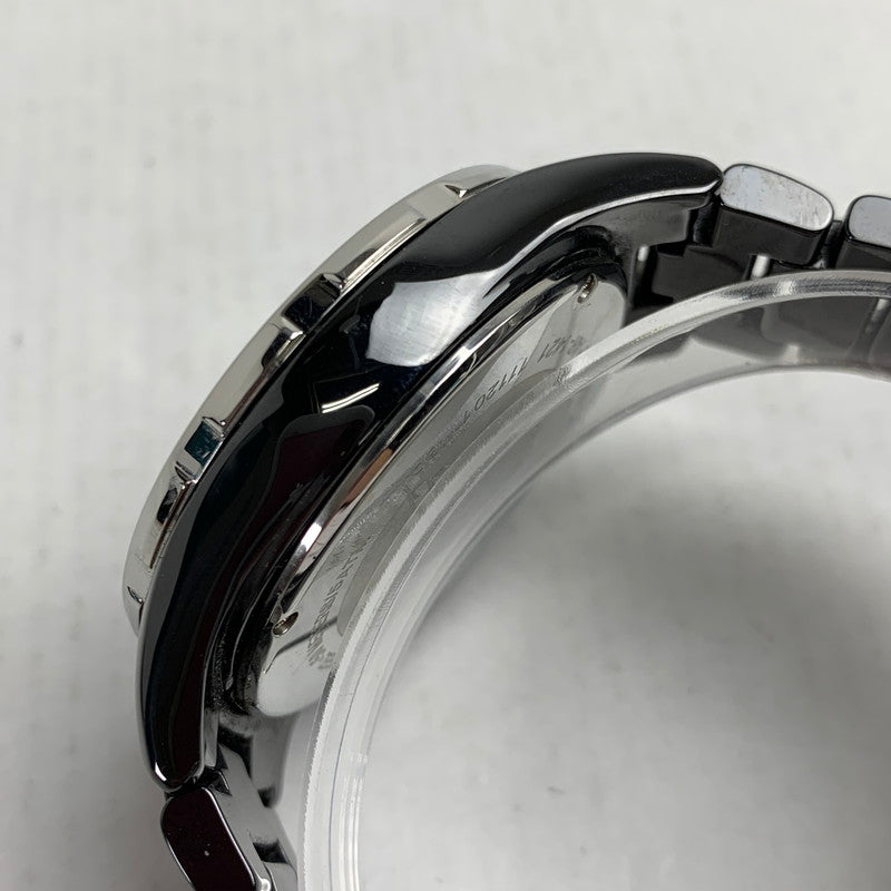 【中古品】【メンズ】 EMPORIO ARMANI エンポリオ アルマーニ AR-1421 クォーツ時計 カラーBLACK コマ、ケース付属 時計 197-260714-ky-19-fuzh 万代Net店