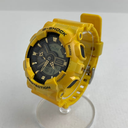 【中古品】【メンズ】 G-SHOCK ジーショック GA-110CM カラーYELLOW.カモフラ 時計 196-260714-ky-14-fuzh 万代Net店