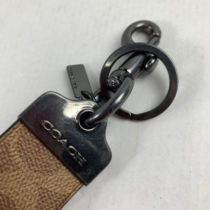 【中古品】【レディース】 COACH コーチ CAQ07 QBTN2 ループ キー フォブ・シグネチャー キャンバス カラー BROWN 本体のみ　 183-260714-ky-10-fuzh 万代Net店