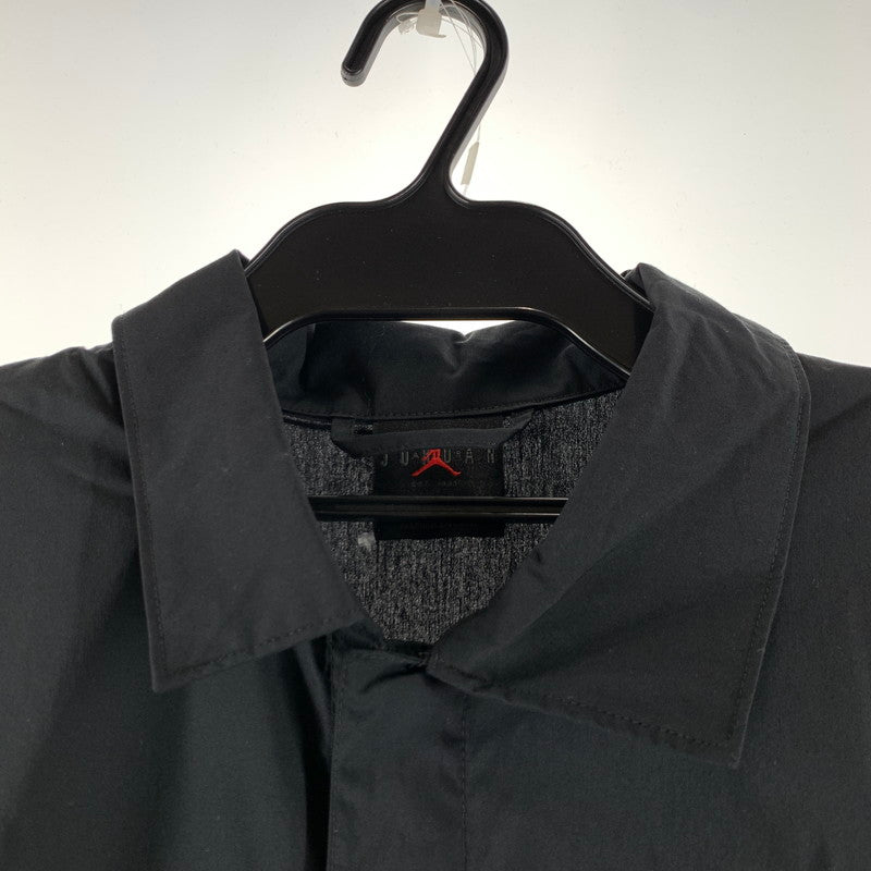 【中古美品】【メンズ】 NIKE ナイキ DM1417-010 JORDAN ジョーダン ロゴ スナップボタン 半袖シャツ トップス 古着 148-260724-mh-10-fuzh サイズ：Xl カラー：ブラック 万代Net店