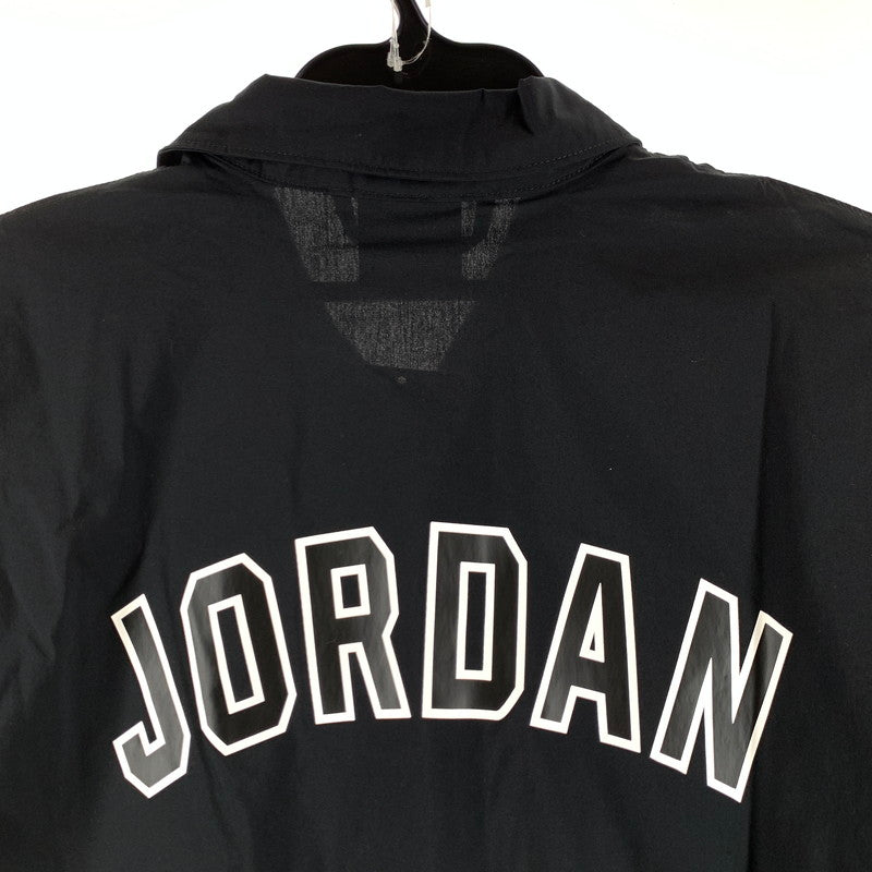 【中古美品】【メンズ】 NIKE ナイキ DM1417-010 JORDAN ジョーダン ロゴ スナップボタン 半袖シャツ トップス 古着 148-260724-mh-10-fuzh サイズ：Xl カラー：ブラック 万代Net店