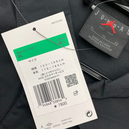 【中古美品】【メンズ】 NIKE ナイキ DM1417-010 JORDAN ジョーダン ロゴ スナップボタン 半袖シャツ トップス 古着 148-260724-mh-10-fuzh サイズ：Xl カラー：ブラック 万代Net店