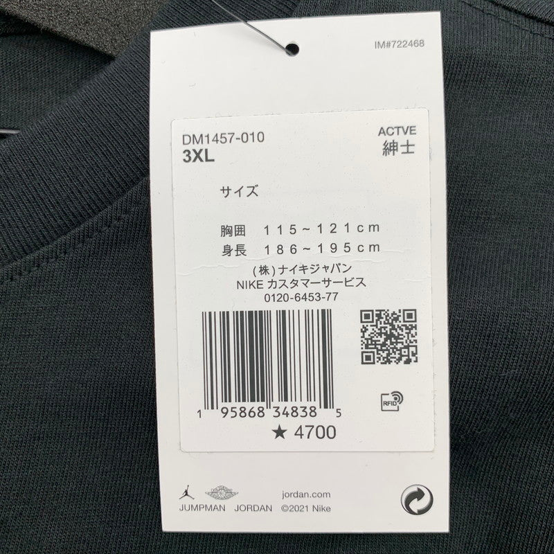 【中古品】【メンズ】 NIKE ナイキ DM1457-010 AIR JORDAN DNA TEE エアージョーダン Tシャツ BLACK SIZE:3XL タグ付 148-260815-io-08-fuzh カラー：ブラック 万代Net店