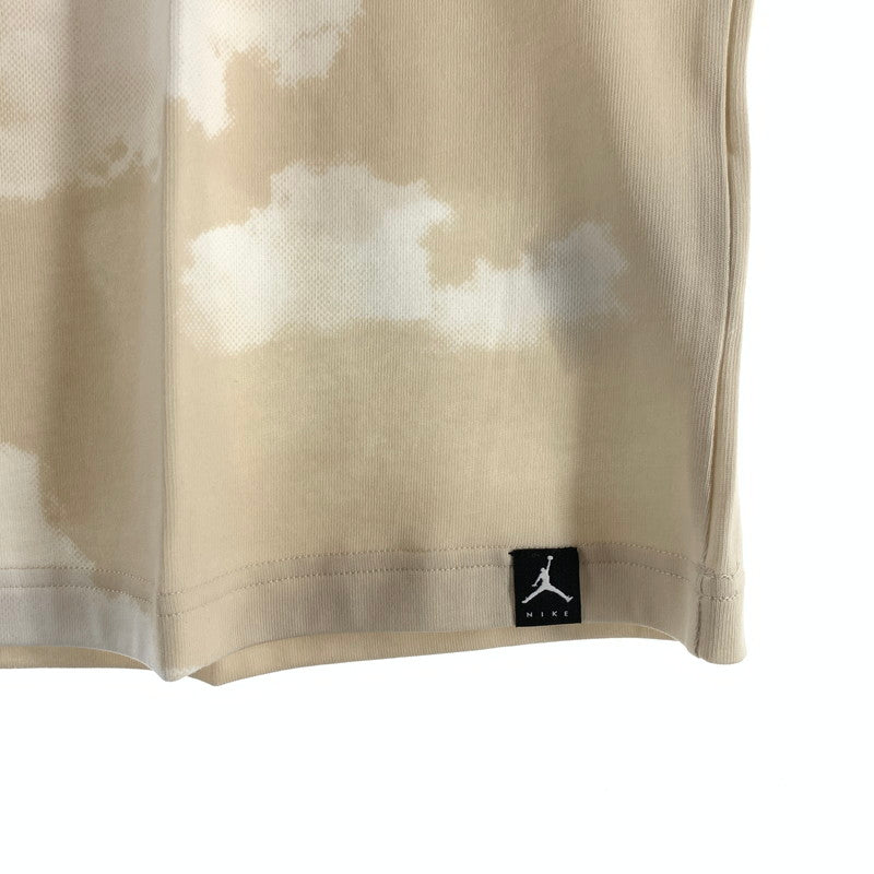 【中古品】【メンズ】 NIKE ナイキ DM1437-133 AIR JORDAN CASUAL PRINTING ROUND NECK PULLOVER SS エアジョーダン プリント 半袖 トップス Tシャツ 古着 148-260724-mh-11-fuzh サイズ：2Xl カラー：ホワイト ベージュ 万代Net店